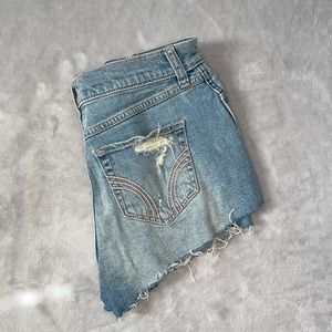 hollister distressed vintage denim shorts